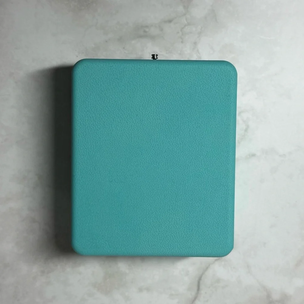 Tiffany & Co. | Earring Jewelry Box w/ Storage Box | Minty Cyan Hue